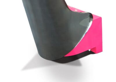 stallard Chair Bergere Low Black pink rear